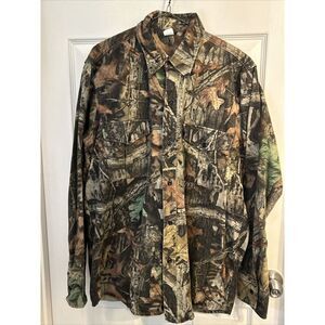 Vintage Ranger Camouflage‎ Shirt Men's L  Button Up Long Sleeve Hunting